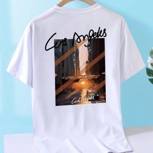 Mens Streetwear Graphic T Shirt